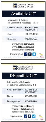 Crisis Flyer